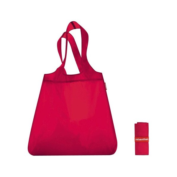 Sac mini maxi shopper rouge
