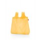 Sac mini maxi shopper poche jaune