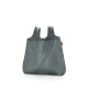 Sac mini maxi shopper poche gris