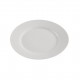 Plato postre redondo Blanco