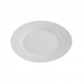 Plato postre redondo Blanco