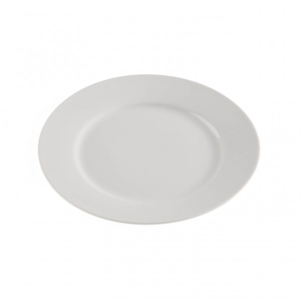 Plato postre redondo Blanco