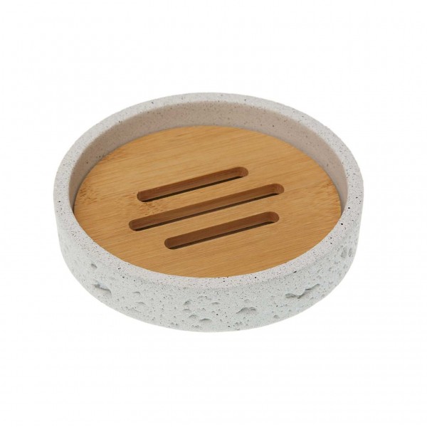 Jabonera Poliresina Gris Arena