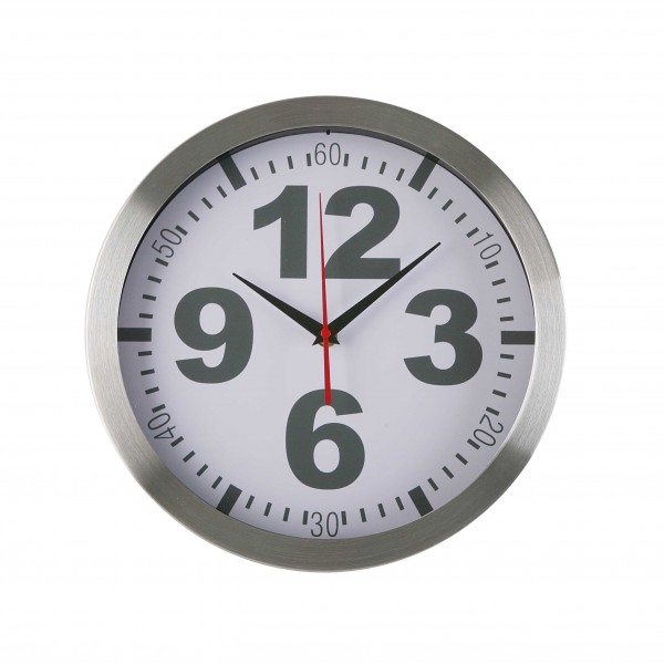 Horloge cuisine argent