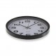 Horloge cuisine noir 25 cm