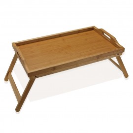 Plateau pliant en bambou