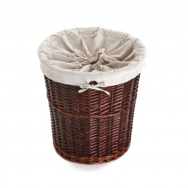 Panier a linge en osier