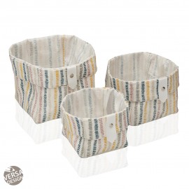 Set de paniers petits corduroy