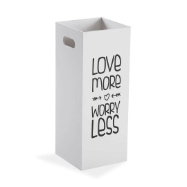 Paragüero blanco mensaje