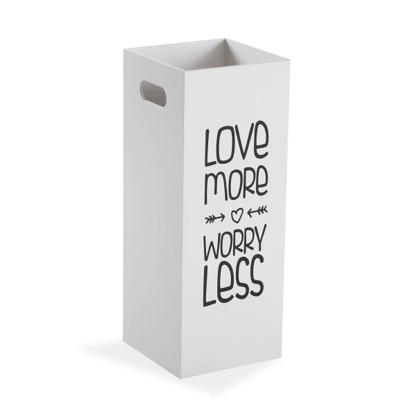 Paragüero blanco mensaje