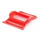 Estuche de vapor, 1-2 personas rojo, con bandeja