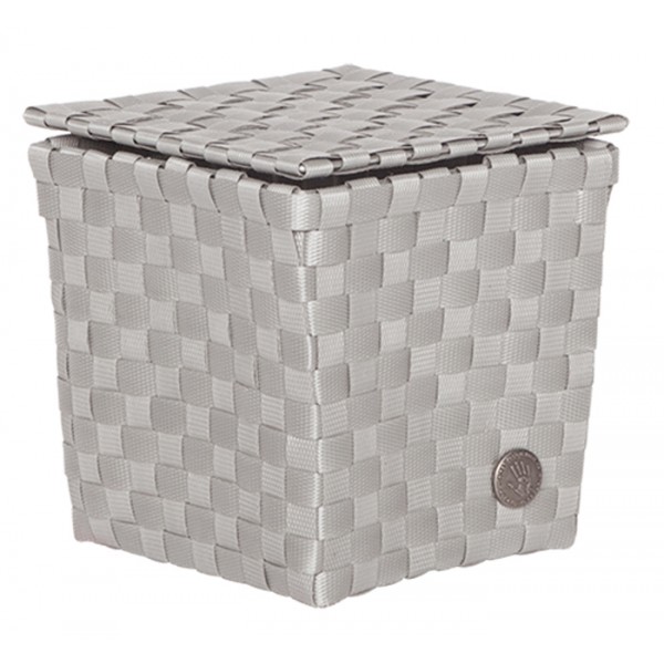 Cesta con tapa Palermo verde grisáceo