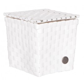 Cesta con tapa Palermo blanca