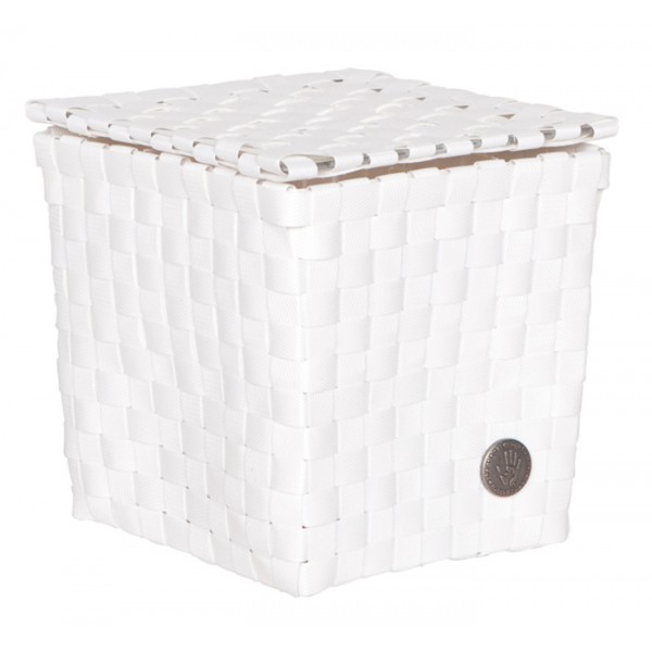 Cesta con tapa Palermo blanca