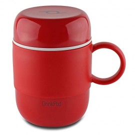 Vaso térmico con asa rojo 0,28 l.