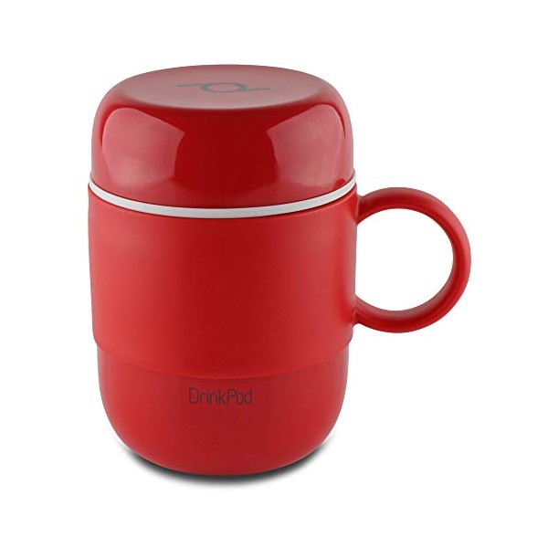 Vaso térmico con asa rojo 0,28 l.