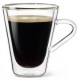 Taza café doble cristal (2 x) 10,5 cl.