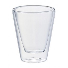 Vaso café doble cristal (2 x) 8,5 cl.