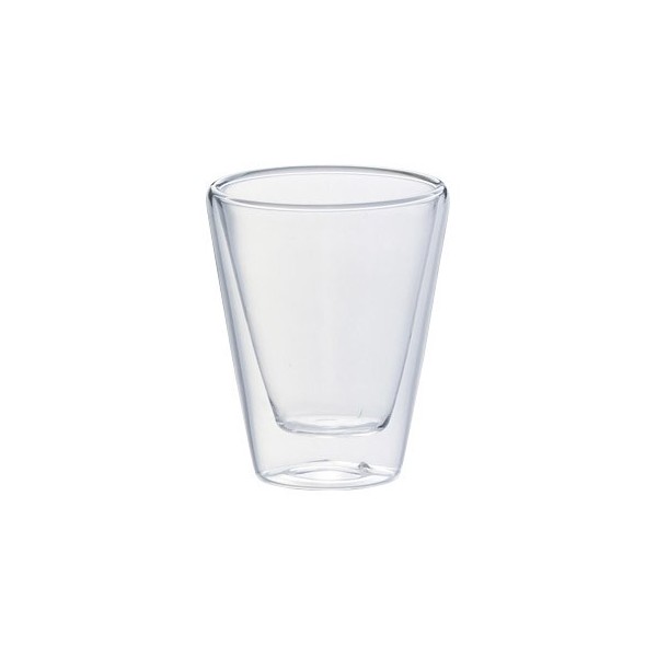 Vaso café doble cristal (2 x) 8,5 cl.