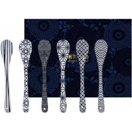 Set de cucharas de café black nippon Tokyo