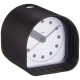 Despertador negro Optic Alessi