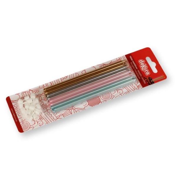 16 Velas colores metalizados cumpleaños