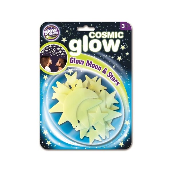 Lune et étoiles phosphorescentes