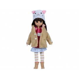 Muñeca Lottie cuidadora gatos