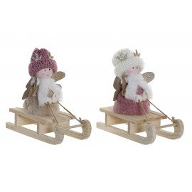 FIGURA POLIESTER PINO 14,5X6X14 TRINEO 2 SURT.