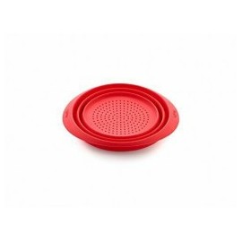 Colador plegable Lékué rojo 18 cms.