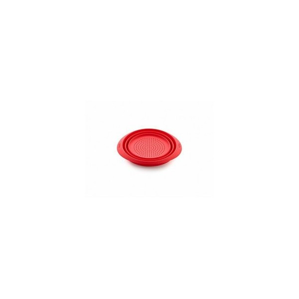 Colador plegable Lékué rojo 18 cms.