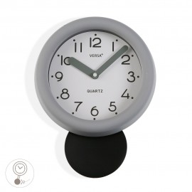 Horloge cuisine gris