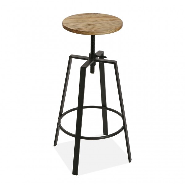 Tabouret réglable bois