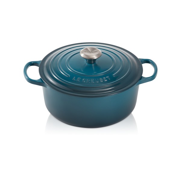 Cocotte redonda Le Creuset 24 Deep teal