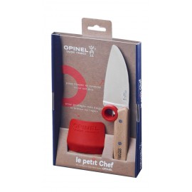 Cuchillo y protector le petit chef Opinel
