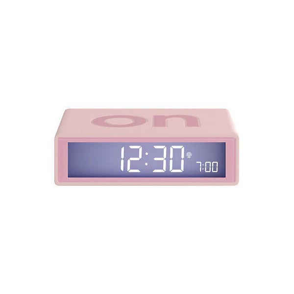 Reloj despertador Lexon Flip+ rosa