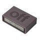 Reveil on-off Lexon Flip+ gris