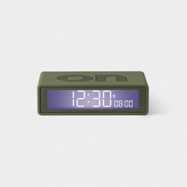 Reloj despertador Lexon Flip+ Kaki