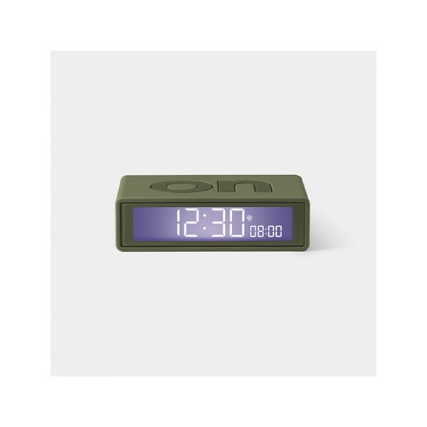 Reloj despertador Lexon Flip+ Kaki