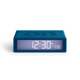 Reveil flip de voyage bleu vert