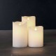Velas led decorativas Sirius Sara Almond