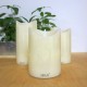 Velas led decorativas Sirius Sara Almond