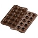 MOULE EN SILICONE Petits chocolats tartufino 3d