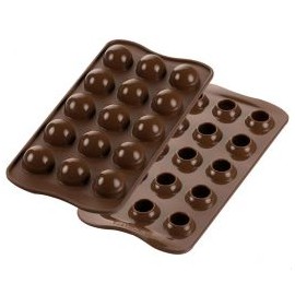 Molde bombones choco tartufino