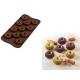 MOULE EN SILICONE Petits chocolats crown 3d