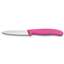 Cuchillo legumbres 10 cm. rosa