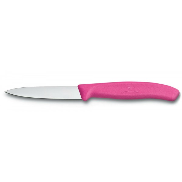 Cuchillo legumbres 10 cm. rosa