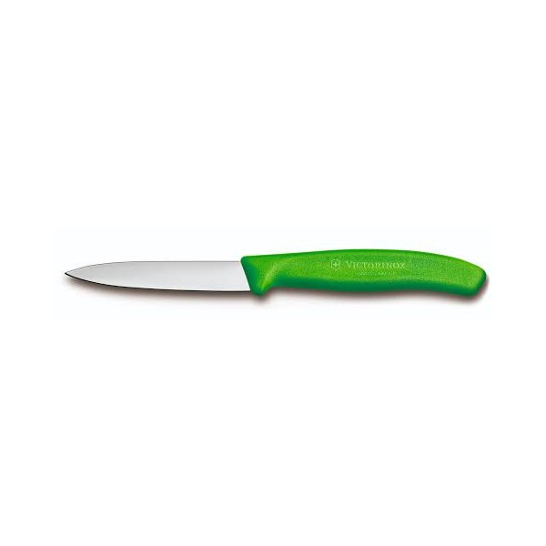Couteau legumes 10 cms. vert
