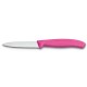 Cuchillo legumbres filo dentado rosa