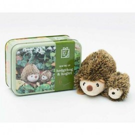 Hedgehog set in a tin